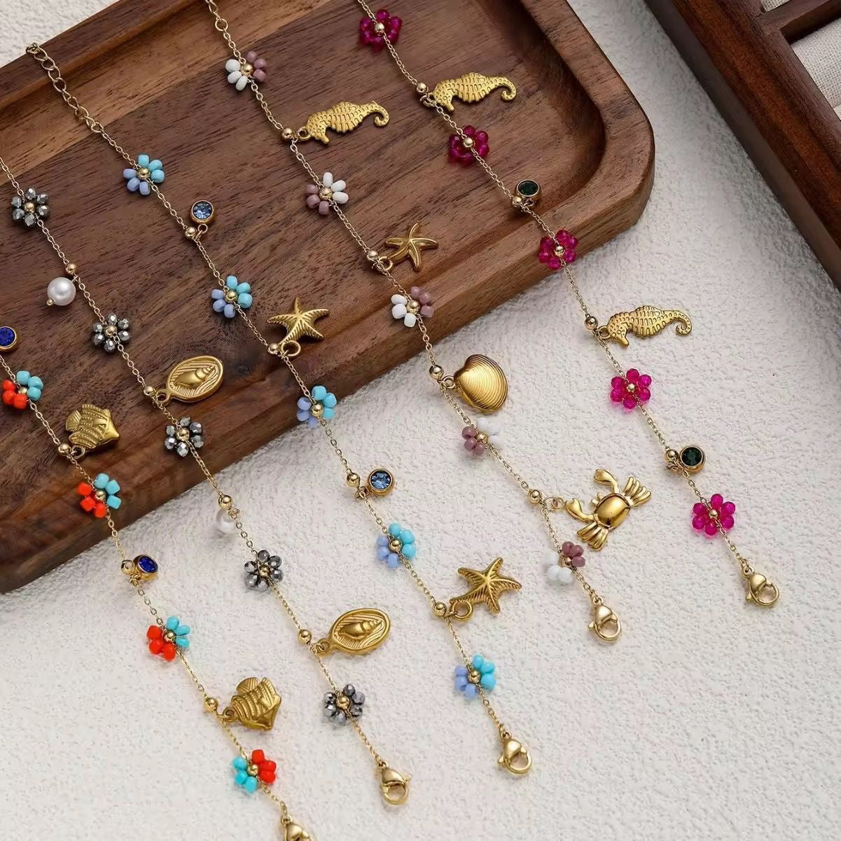 Oceanic Oasis Charm Bracelet