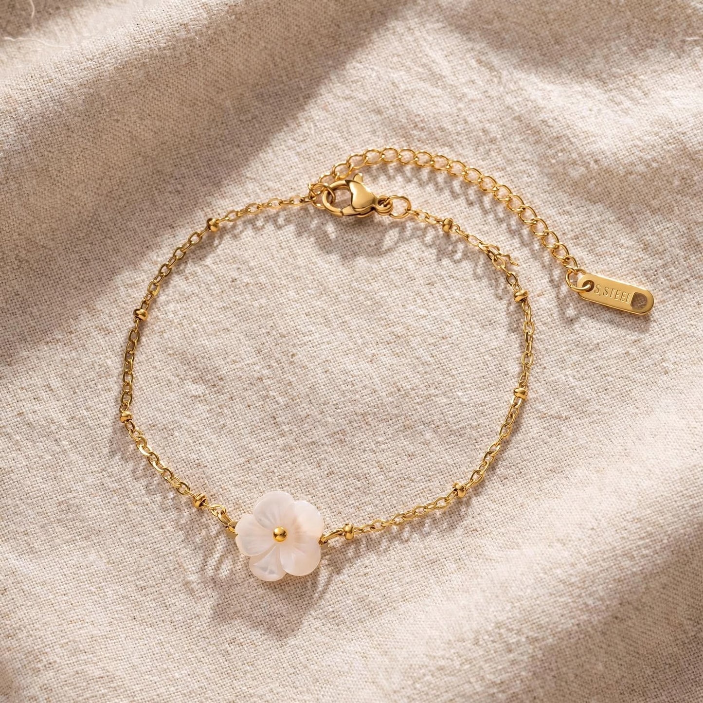 Shell Flora Anklet