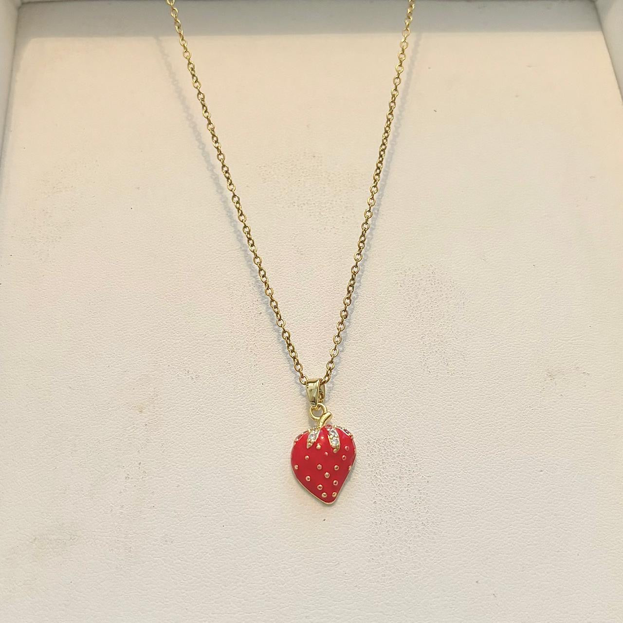 Strawberry Blossom Necklace
