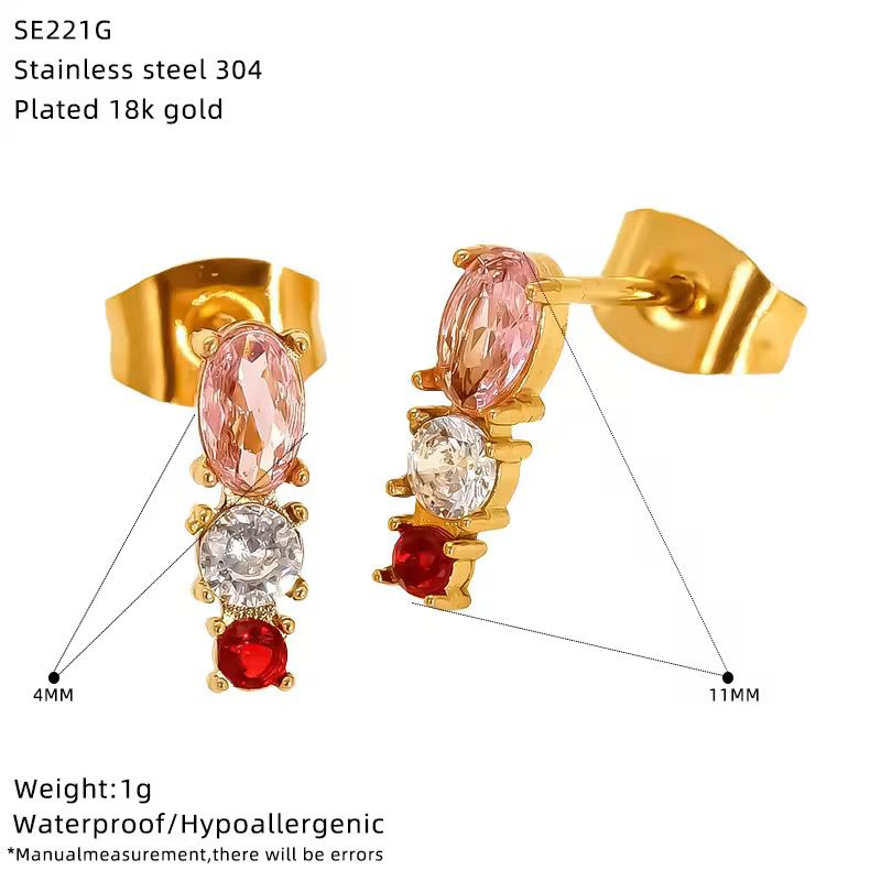 Très Gemma Studs