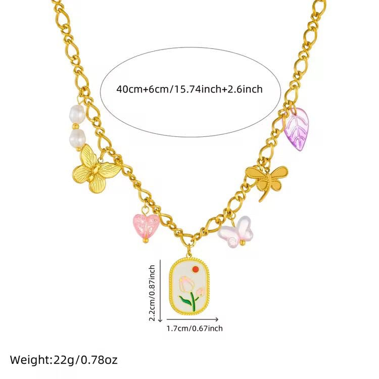 Candy Frappe Charm Necklace