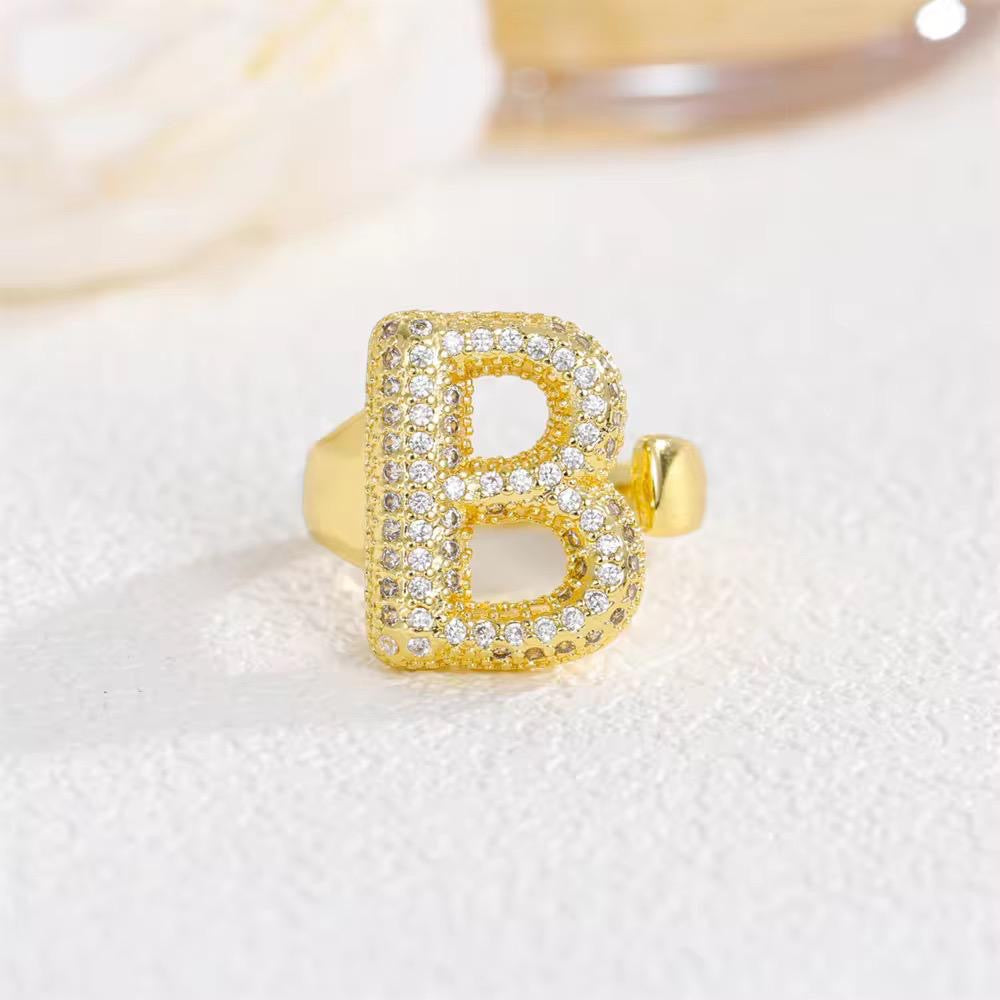 Initial Signet Ring