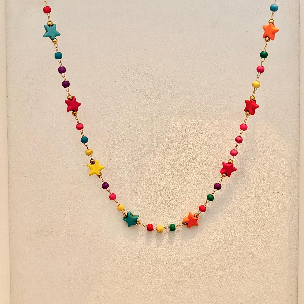 Twinkle Multi Beaded Necklace
