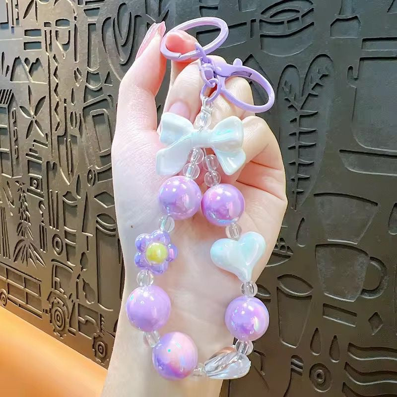 Beaded Bow Phone | Bag Charm X Keychain
