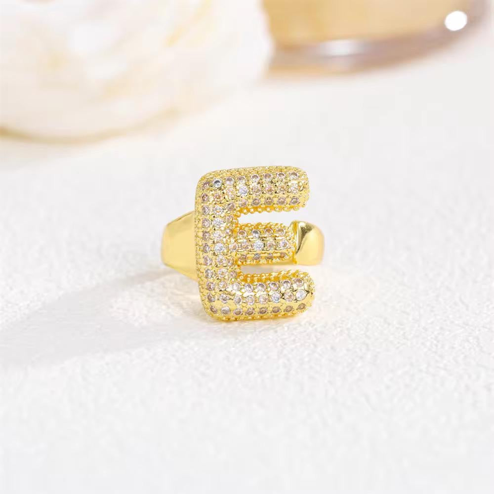Initial Signet Ring
