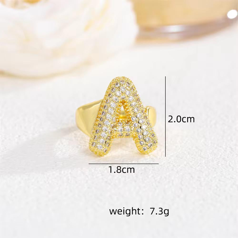 Initial Signet Ring