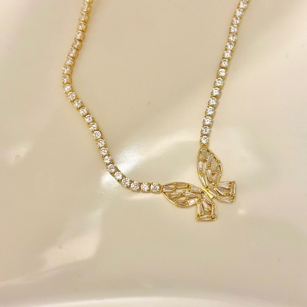 Mariposa Tennis Necklace
