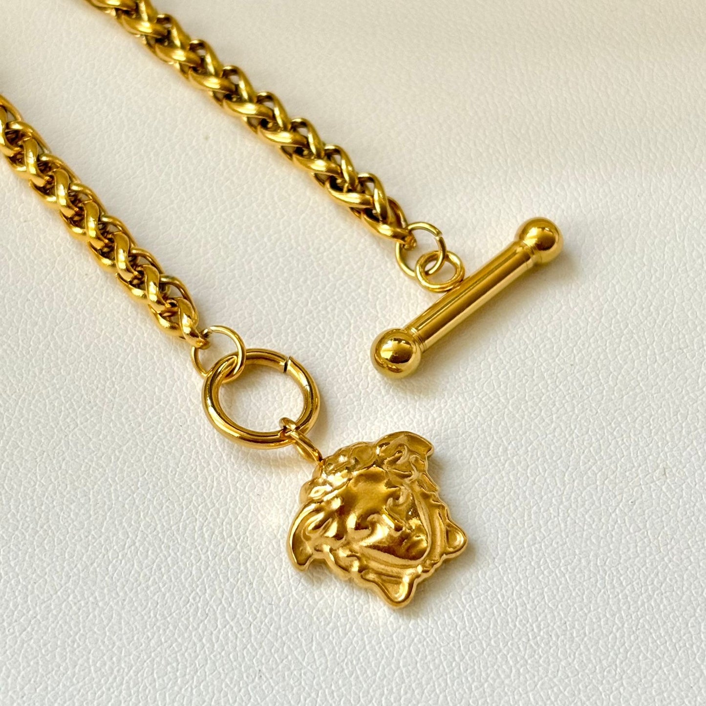 Medusa OT Charm Bracelet-18K