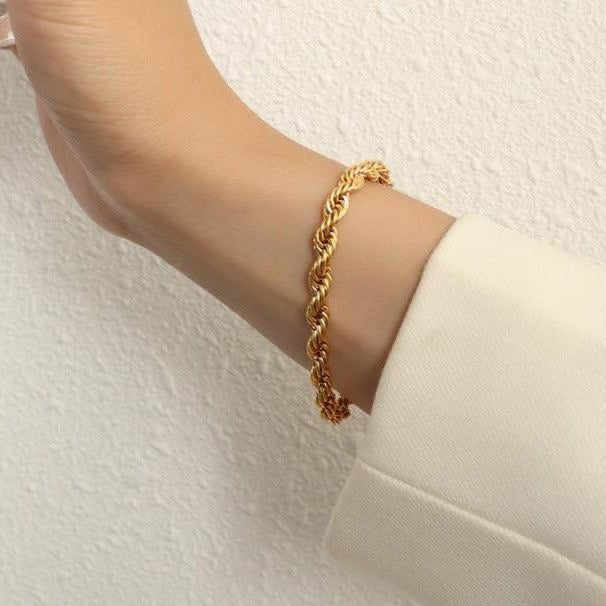 Marullo Twisted Bracelet -18K