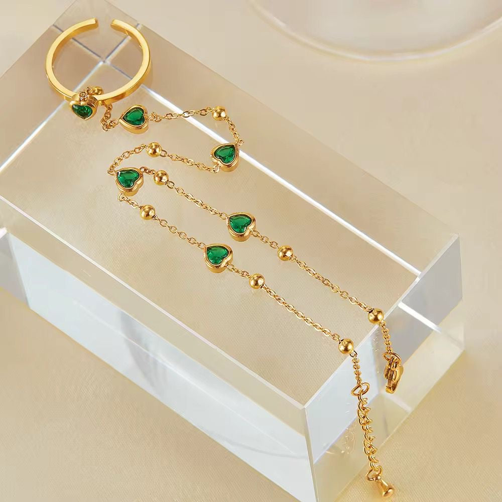 Hearts Hand Chain