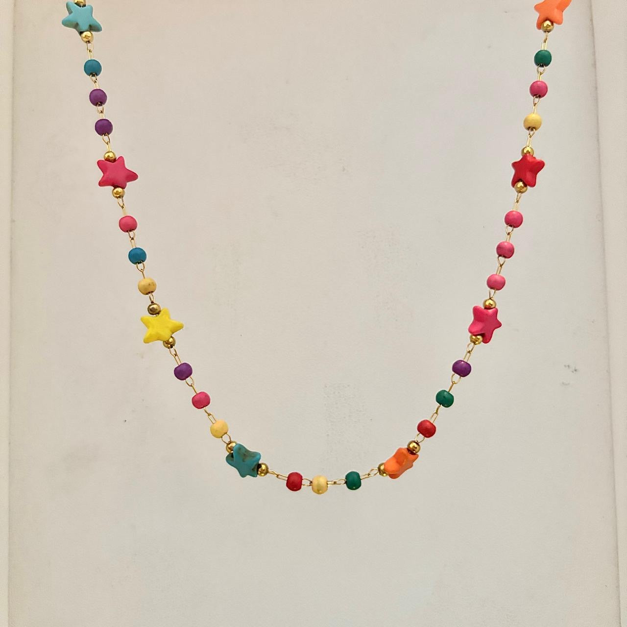 Twinkle Multi Beaded Necklace