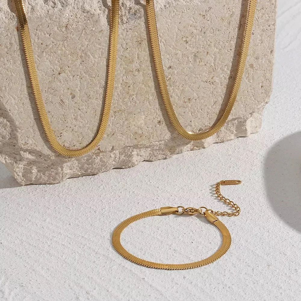 Stainless Steel Snake Chain Bracelet