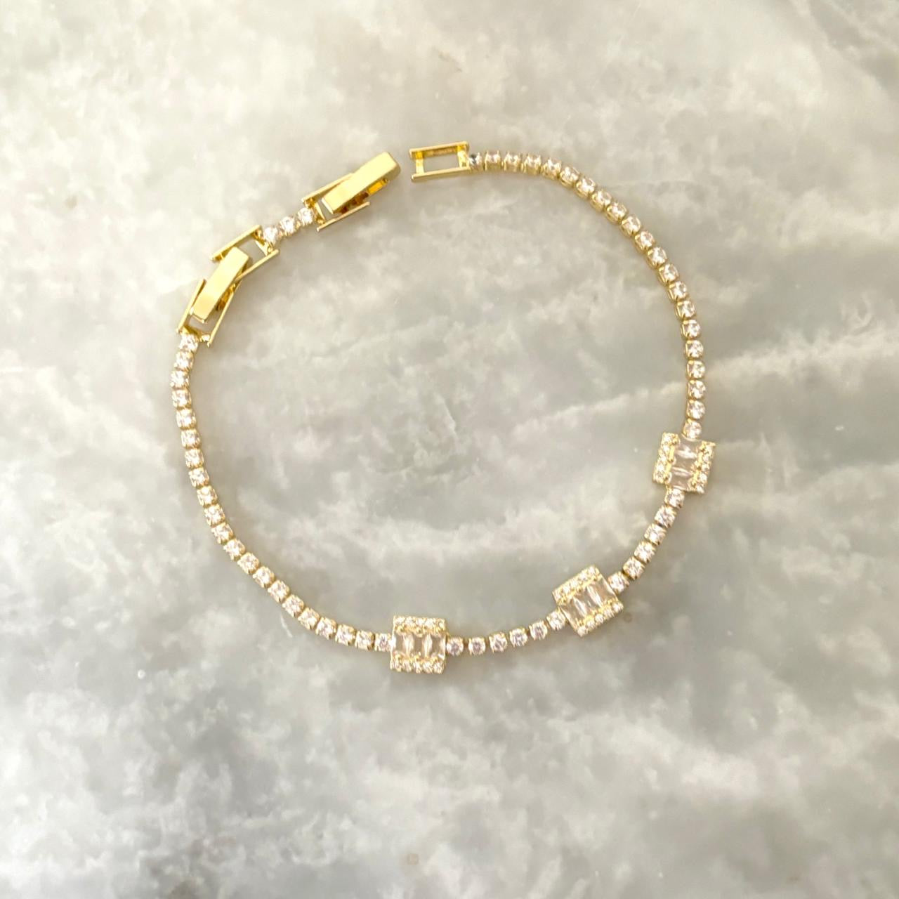 Bezel LUX Tennis Bracelet