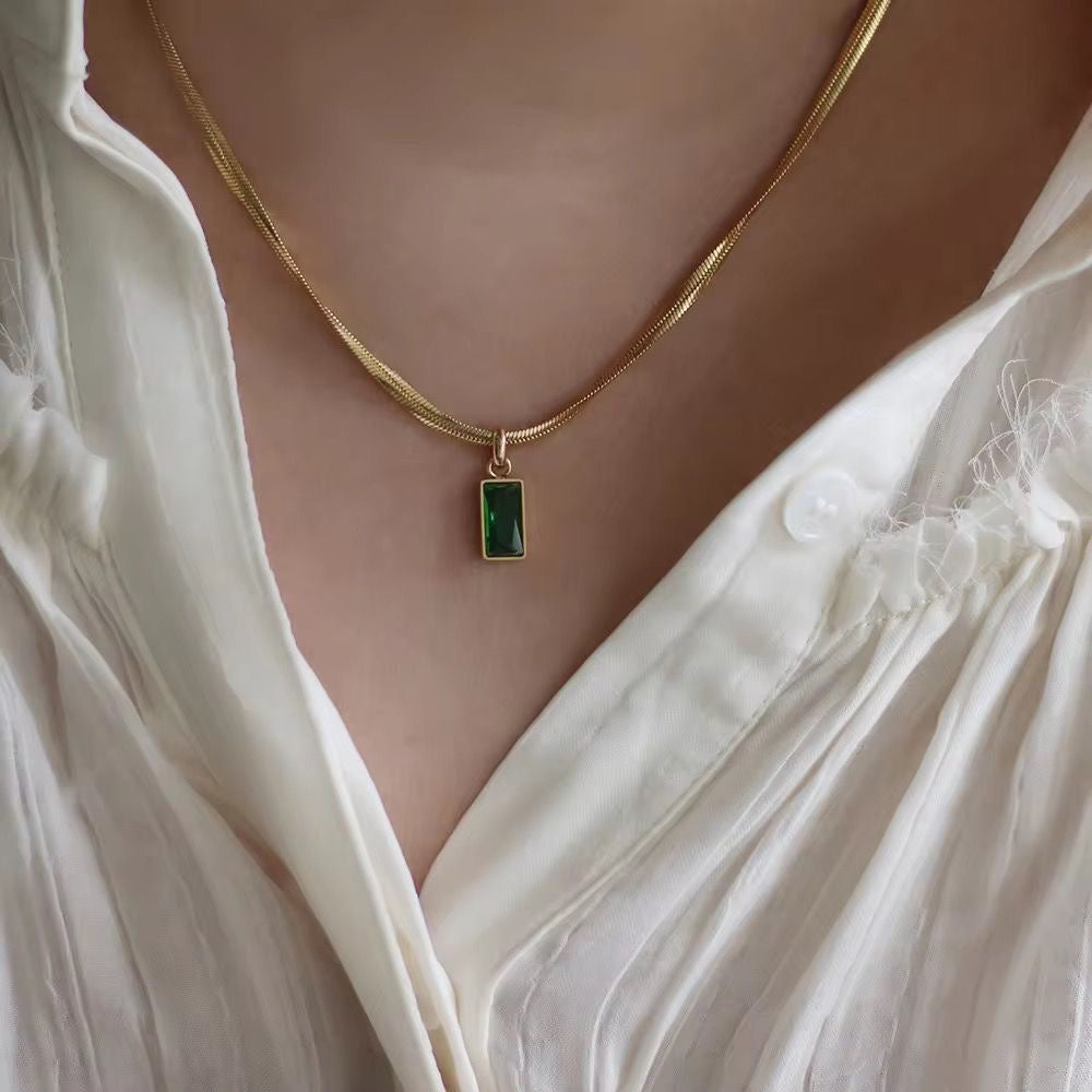 Emerald Tasha Necklace
