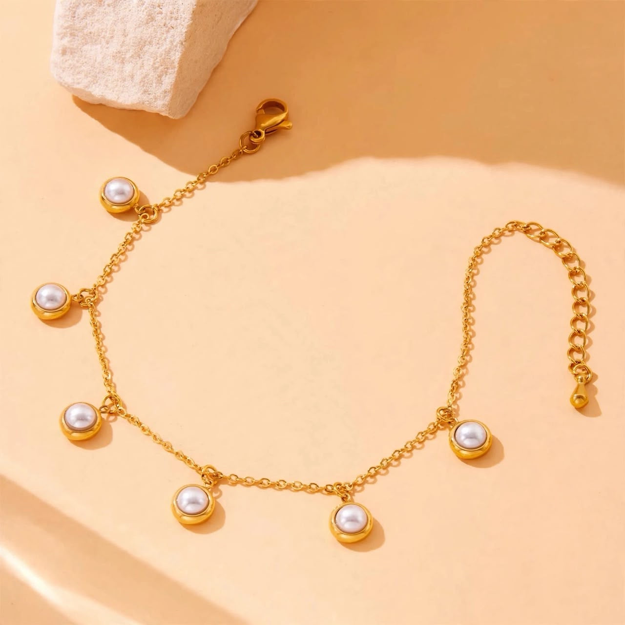 Perola Charm Anklet