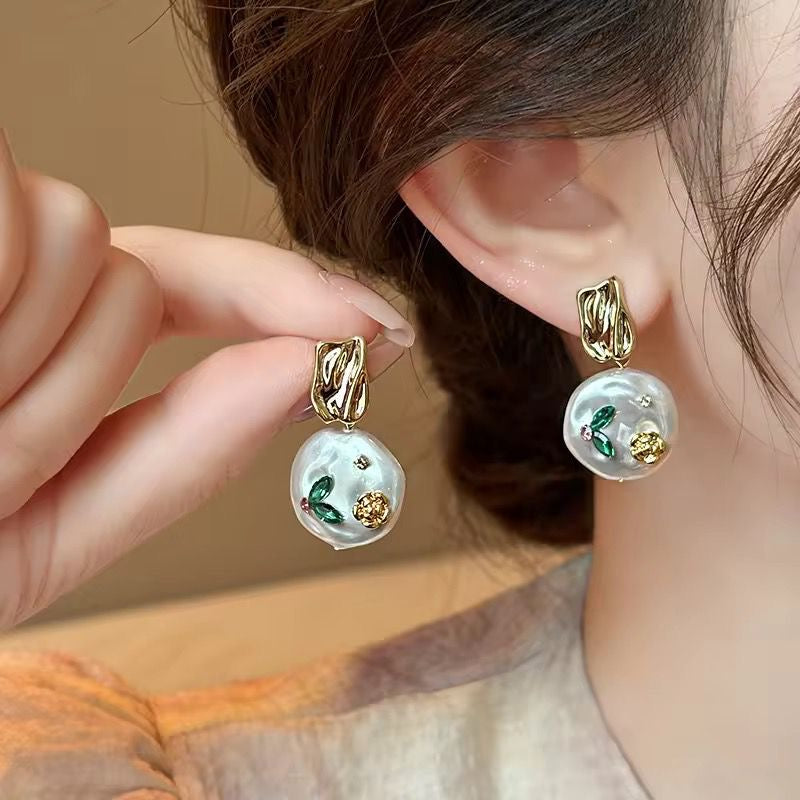 Pearl X Gem Delight Studs