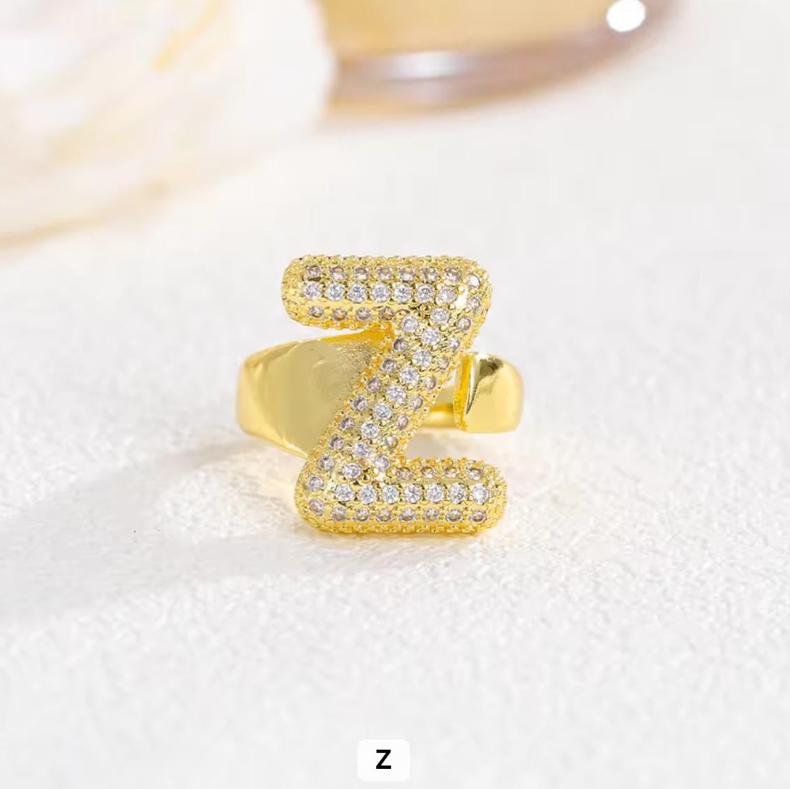 Initial Signet Ring