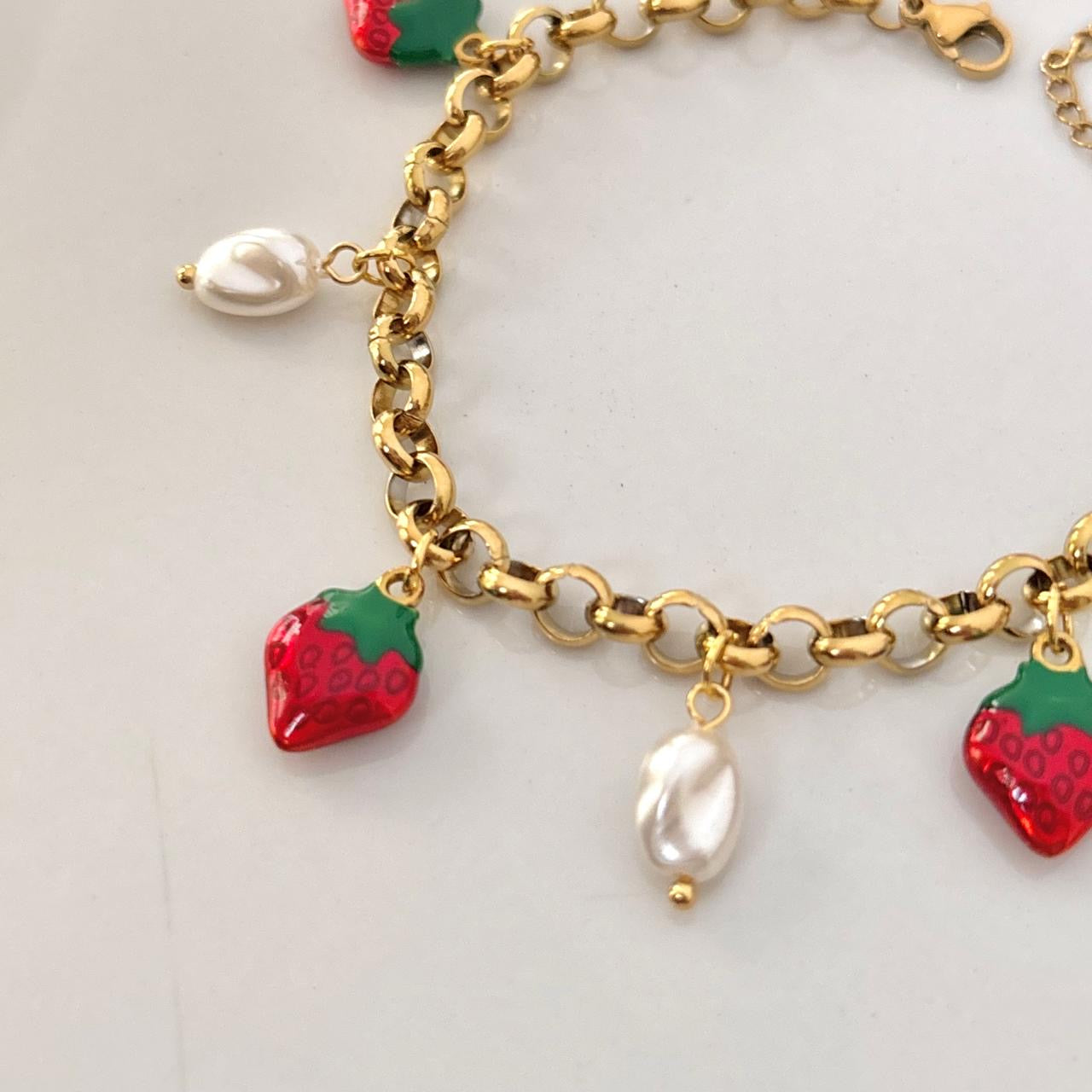 Strawberry Shortcake Charm Bracelet