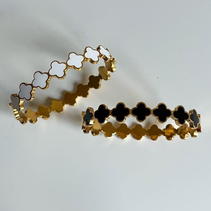 Clover Sequence Bracelet -Black