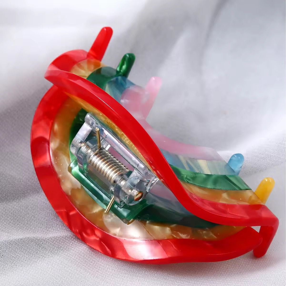 Rainbow Claw Clip