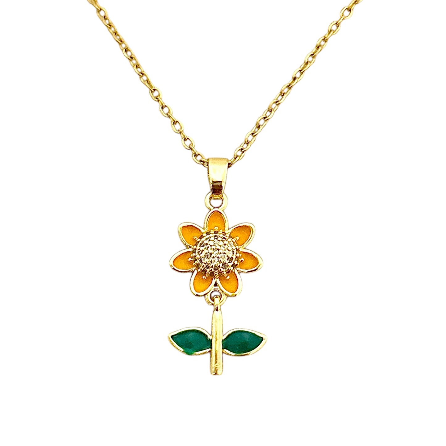 Sunflower Necklace