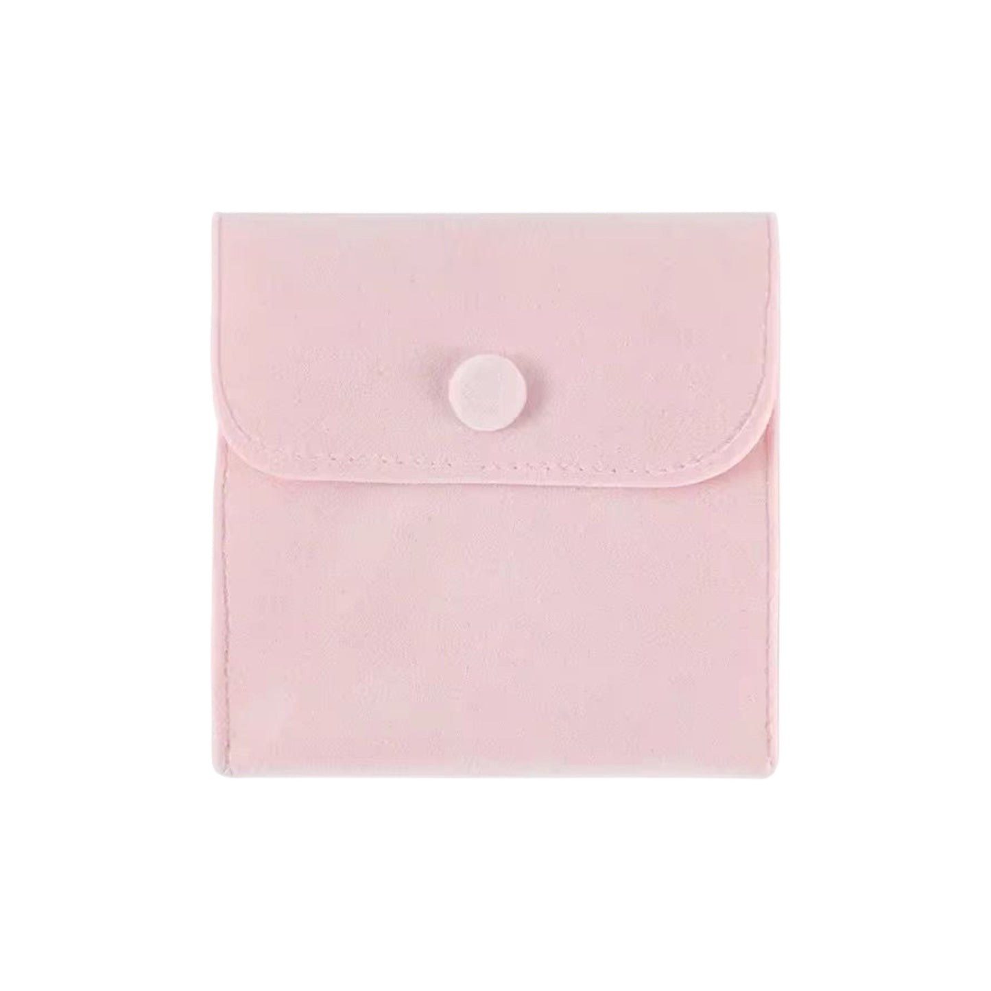 Luxury Suede Pouch -Baby Pink