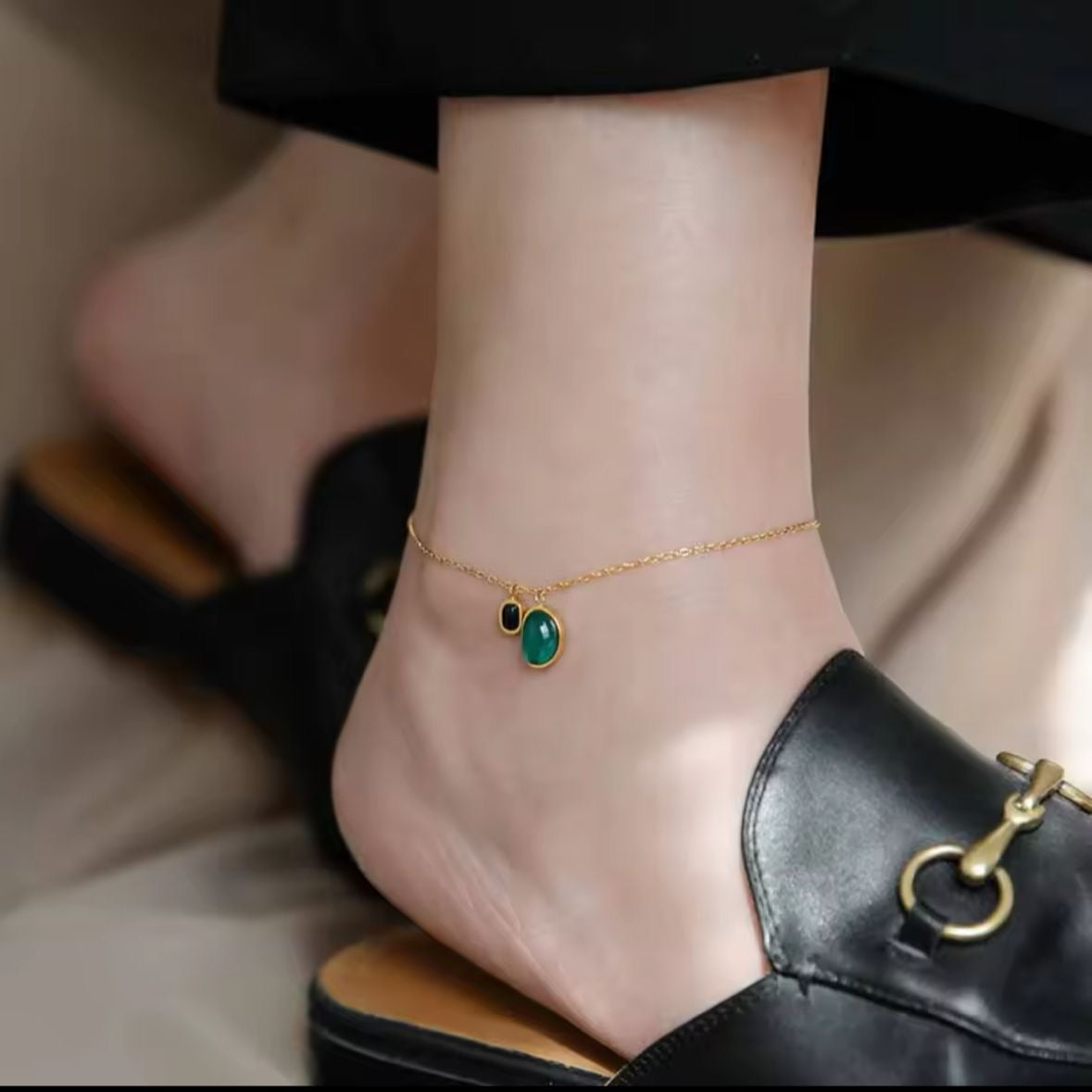 Heavenly Hour Anklet -18K