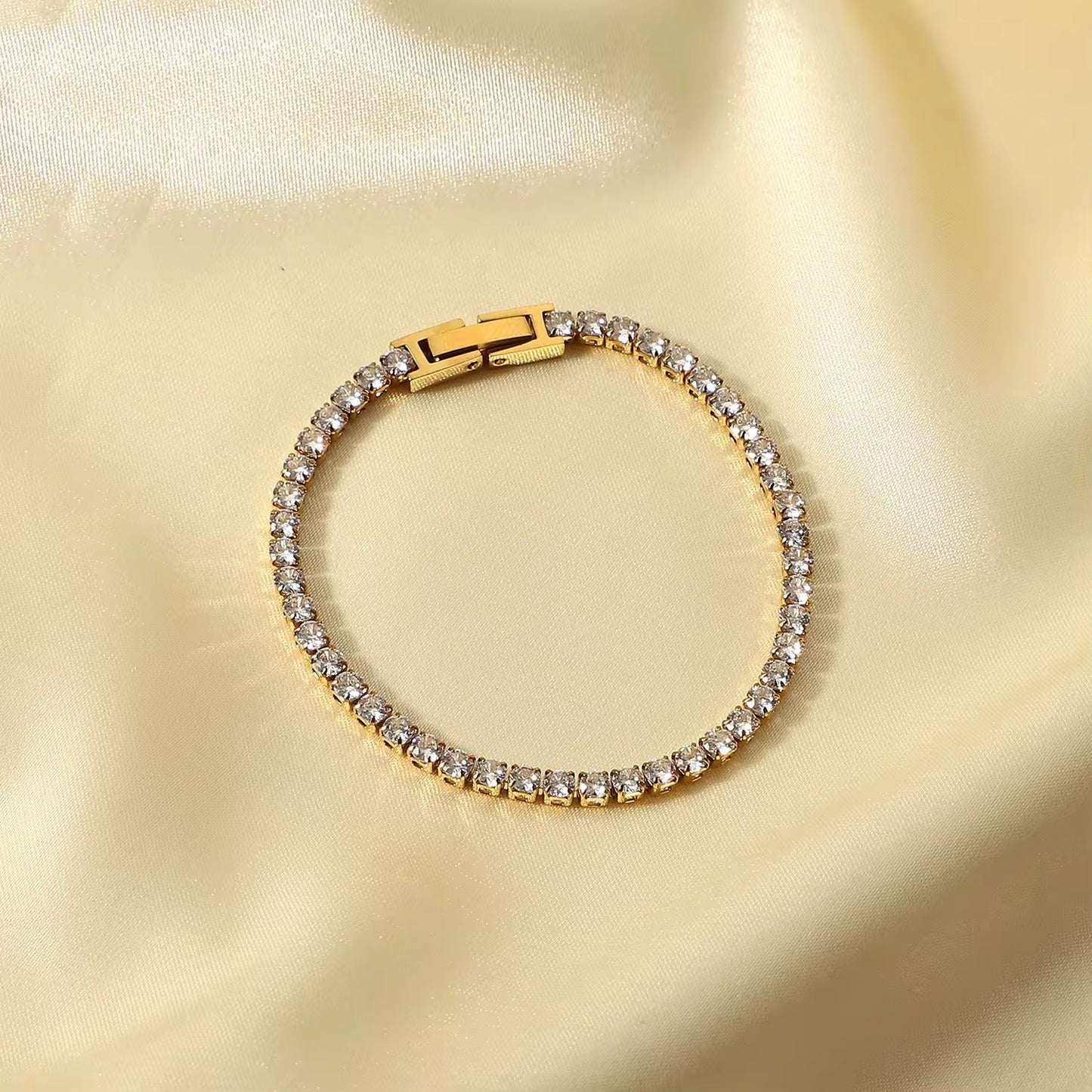 LUX Andrea Diamond Tennis Bracelet -18K