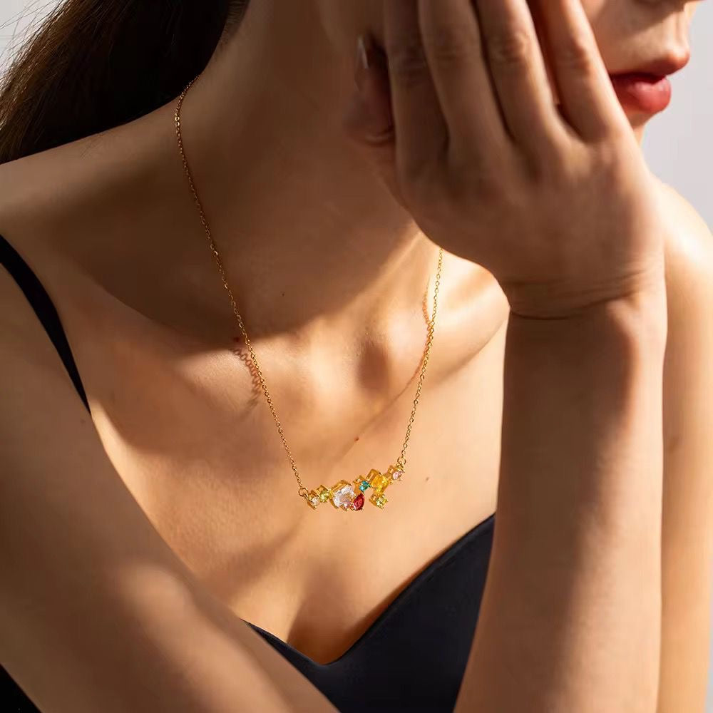 Twinkling Gem Necklace