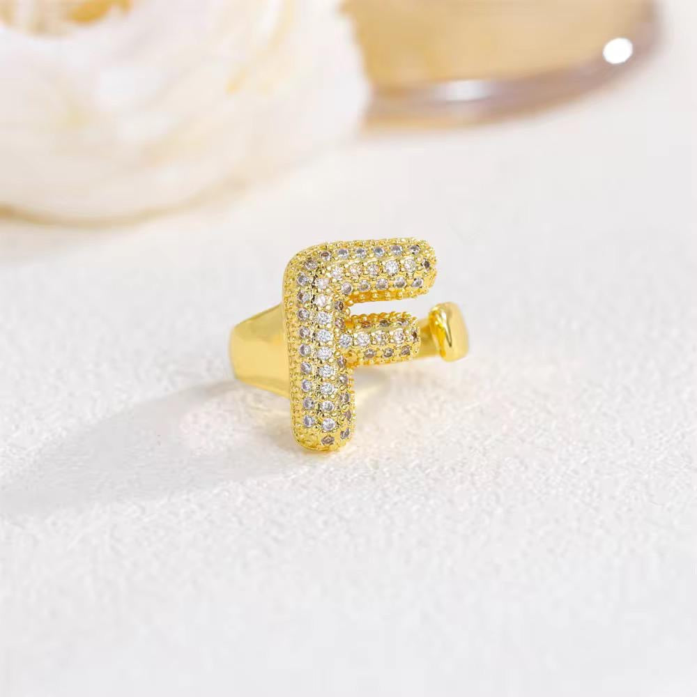Initial Signet Ring