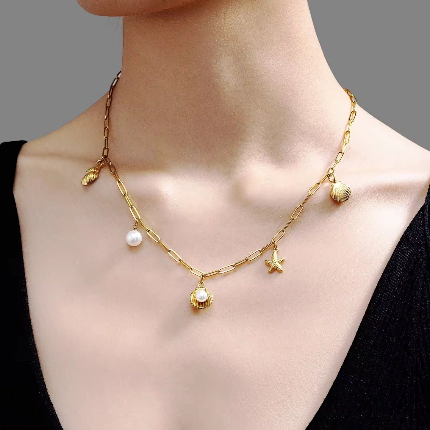 Reef & Coral Charm Necklace