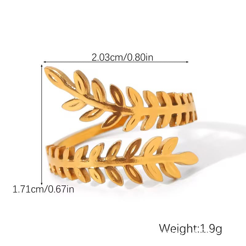 Leaflet Ring -Adjustable