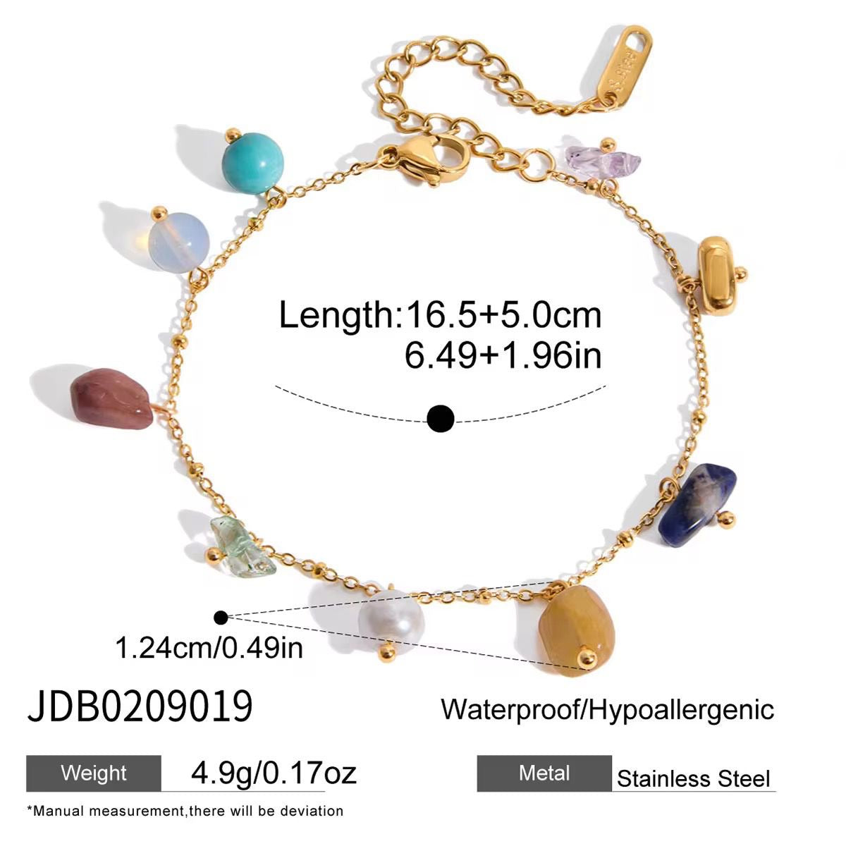 Pebble Charm Bracelet