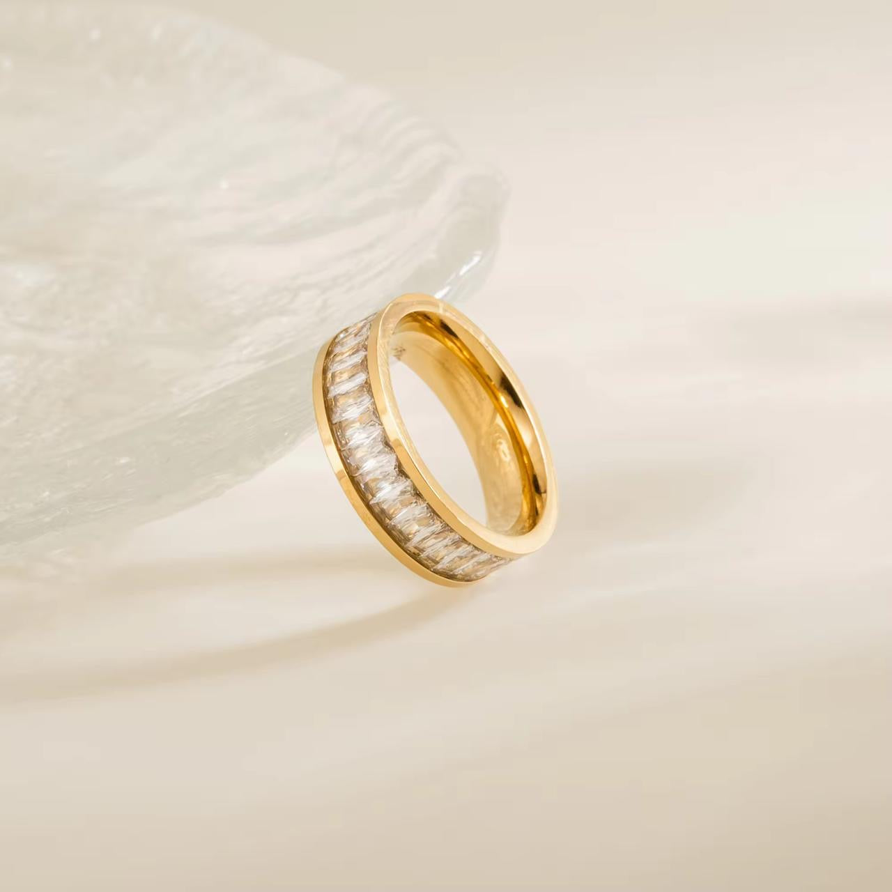 Blingy Lux Baguette Ring