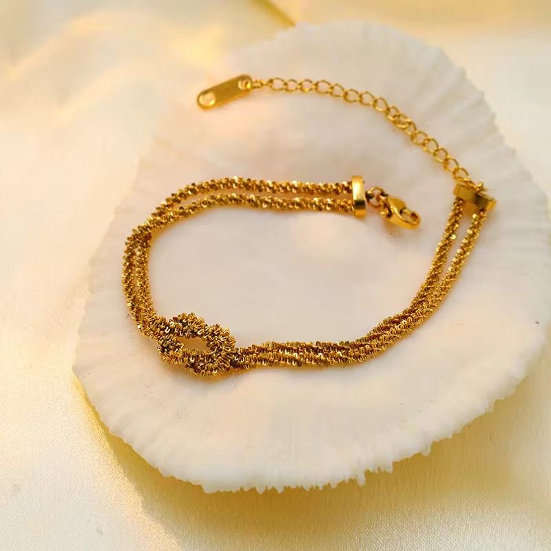 Baby Glitz Knot Bracelet -18K