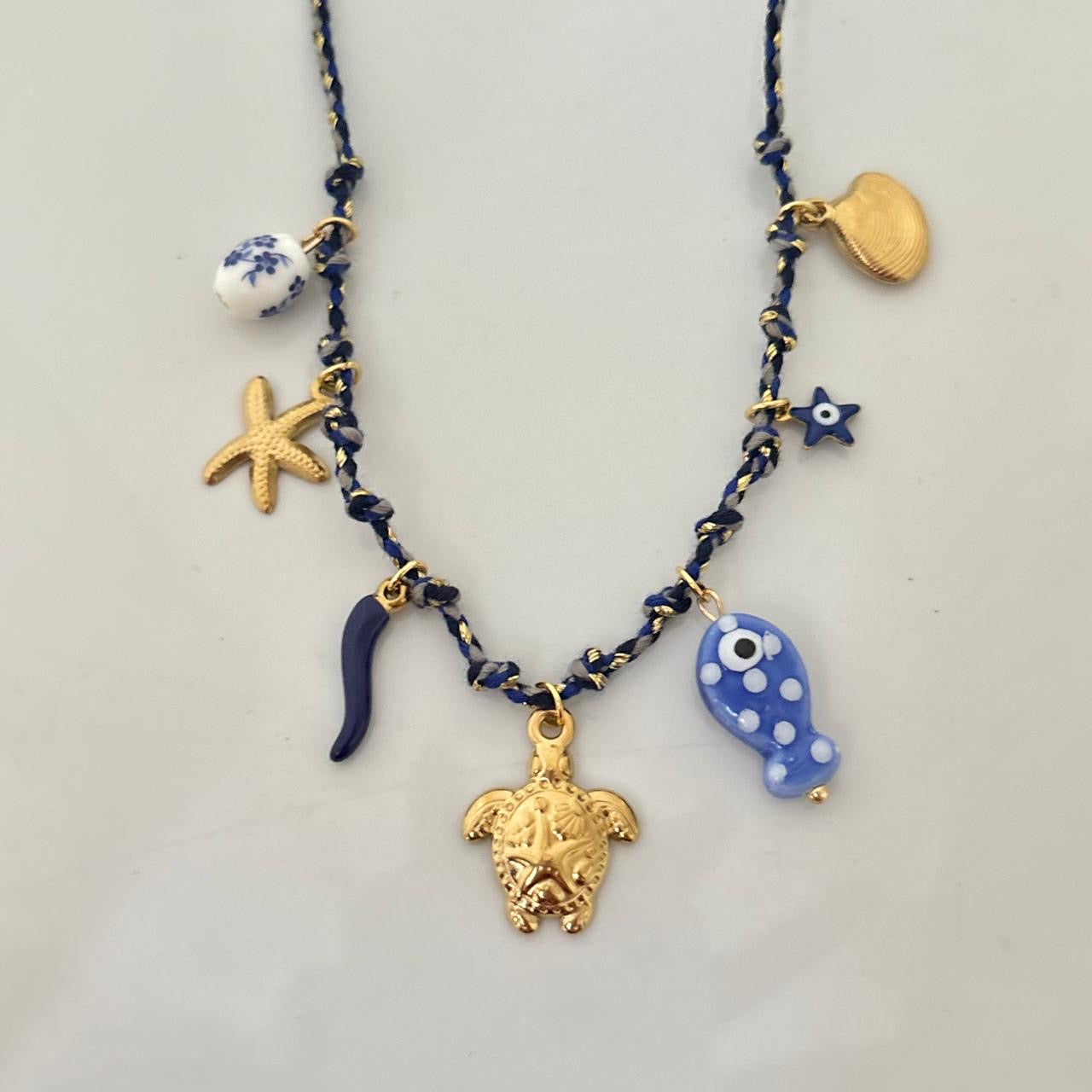 Ocean Serenity Charm Necklace