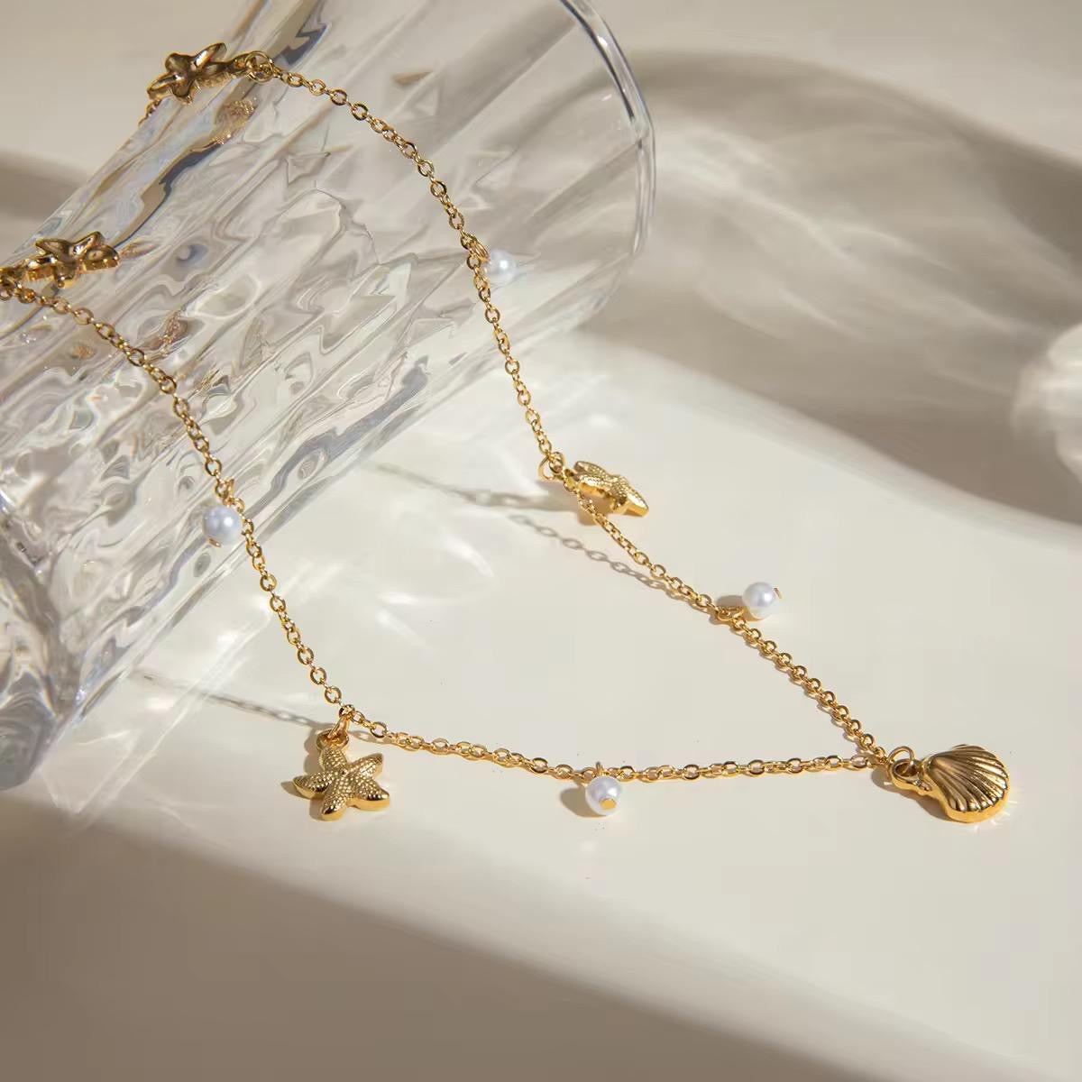 Seaside Sparkles Charm Necklace