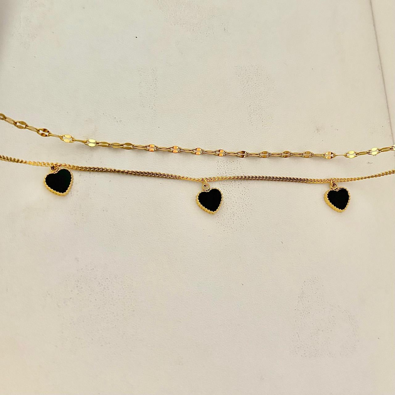 Heart Charm Anklet