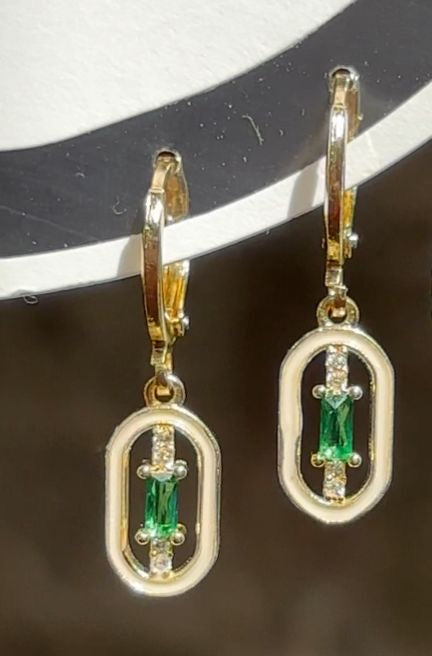 Diamantés Gem Hoops & Huggies Set