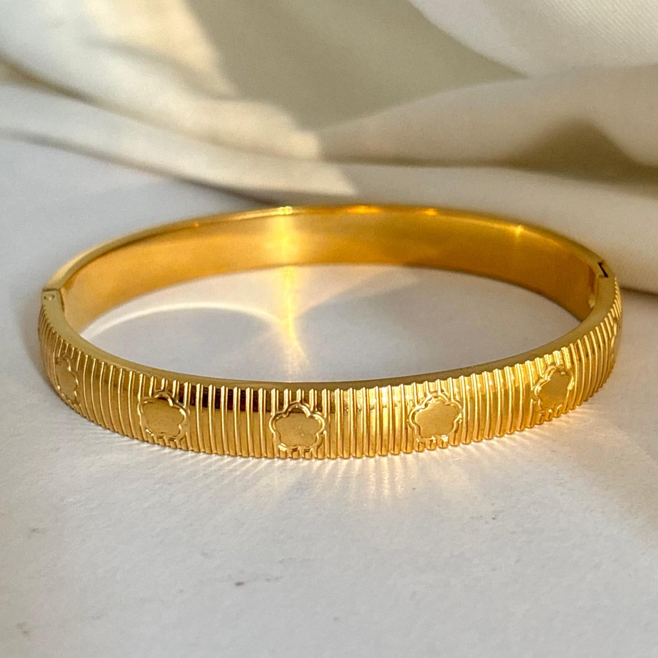 Cutesy Flora Milano Bracelet -18K