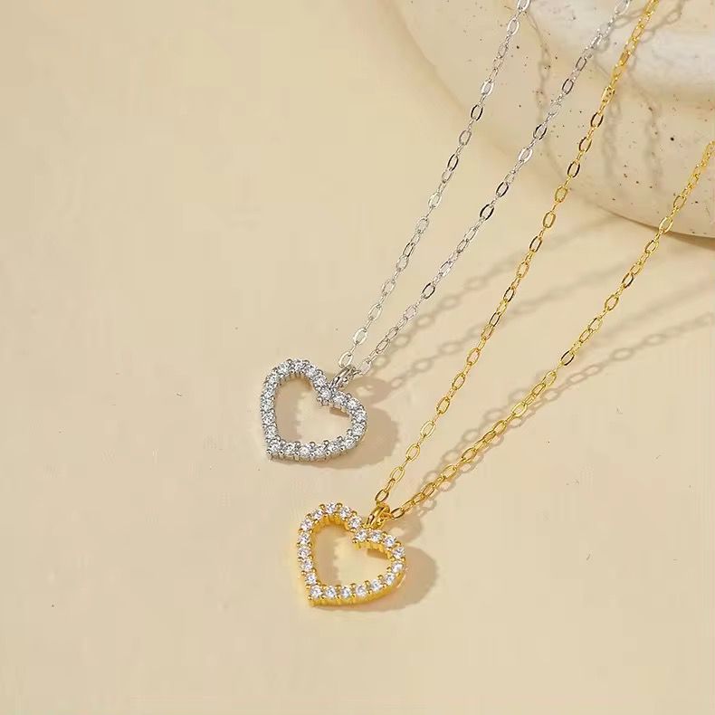Hollow Heart Necklace