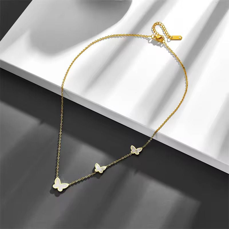 Flutterina Necklace -18K
