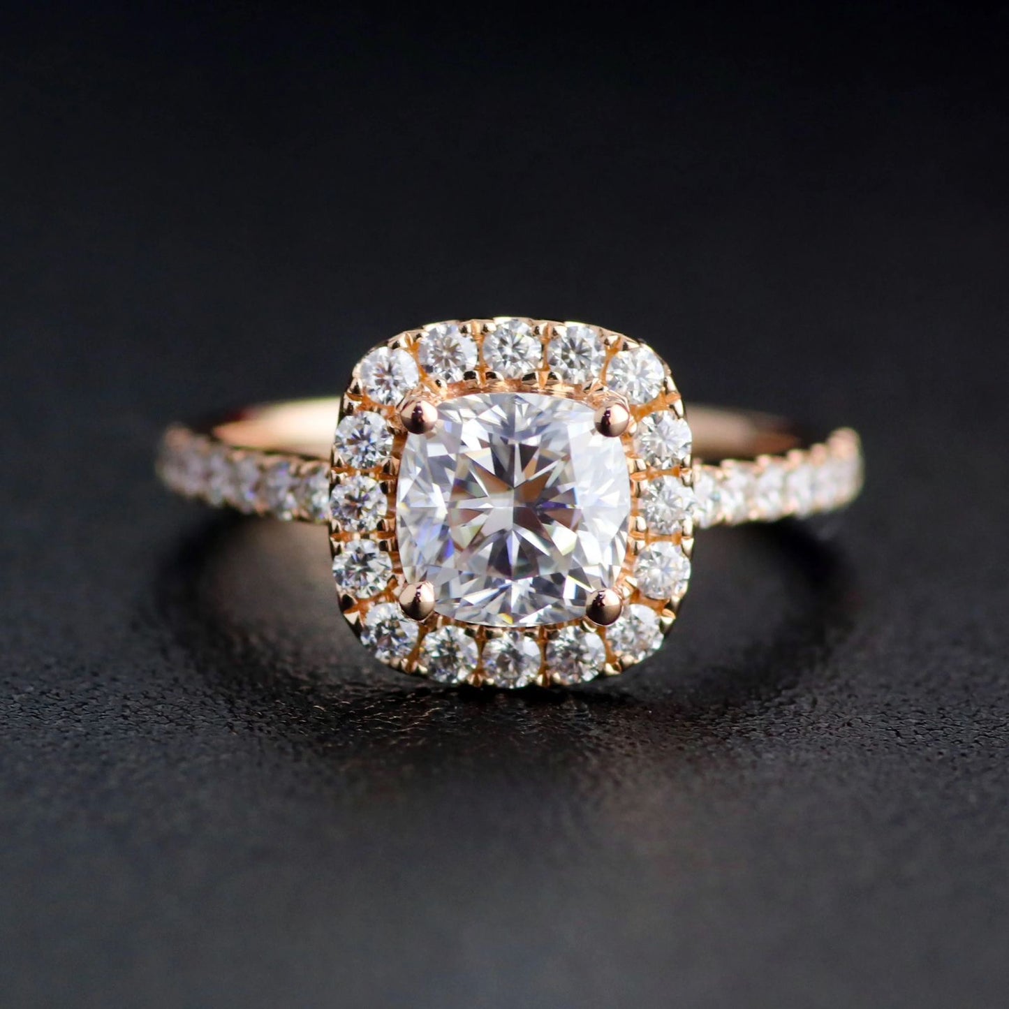 Solitaire Zircon Ring -Gold
