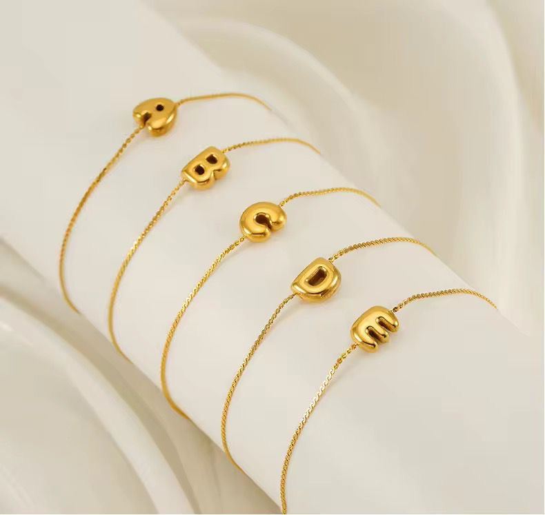 Dainty Initial Bracelets
