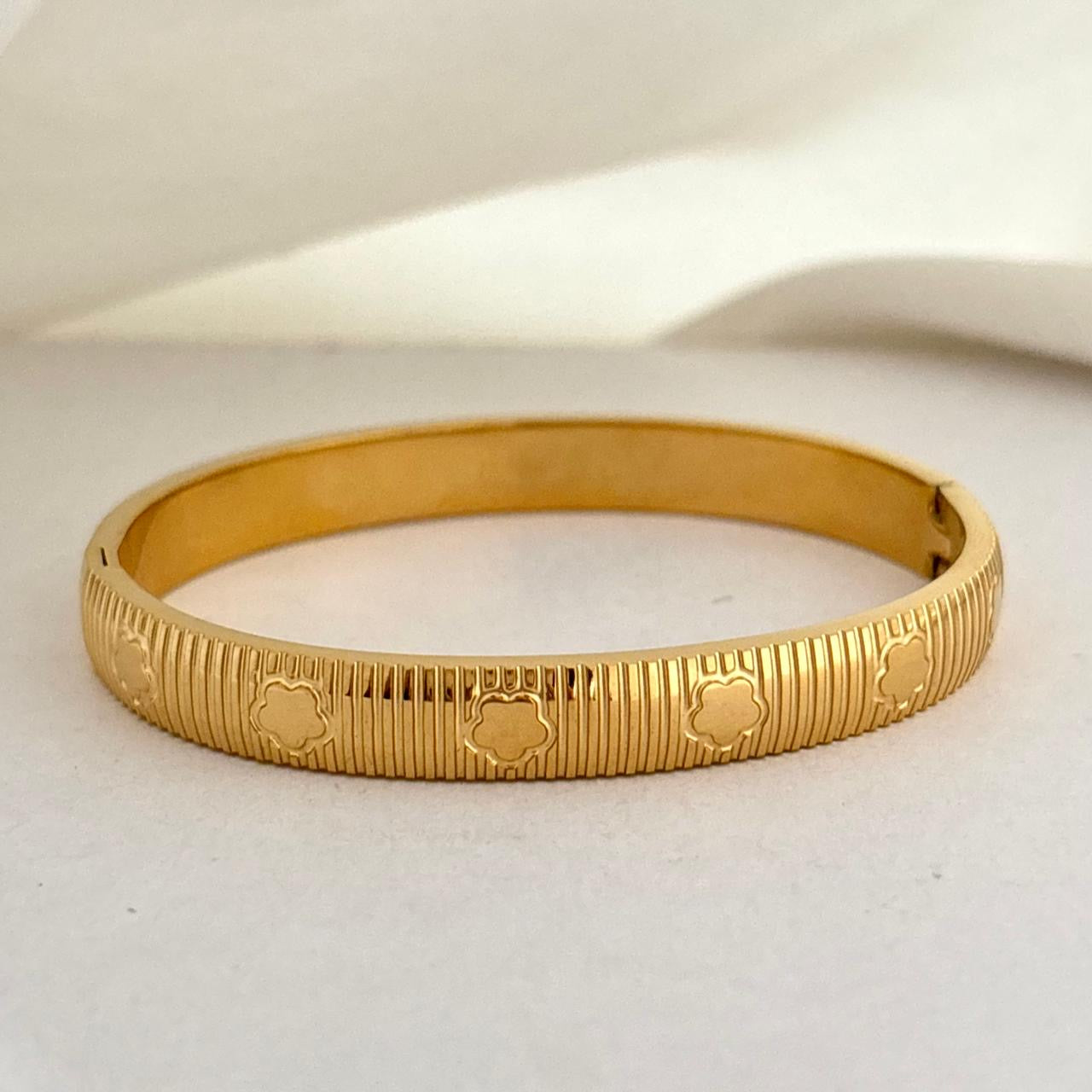 Cutesy Flora Milano Bracelet -18K