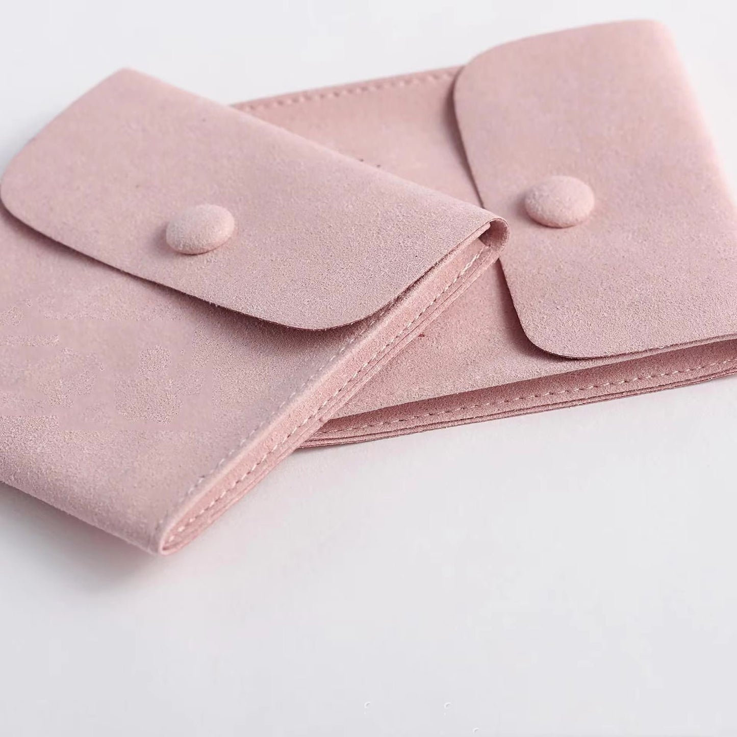 Luxury Velvet Pouch -Mauve Pink