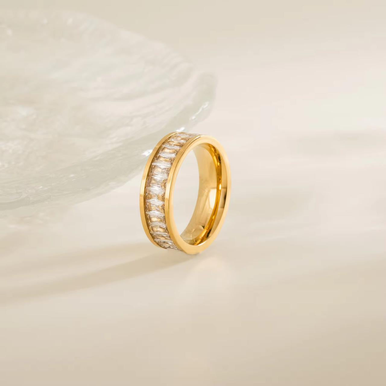Blingy Lux Baguette Ring