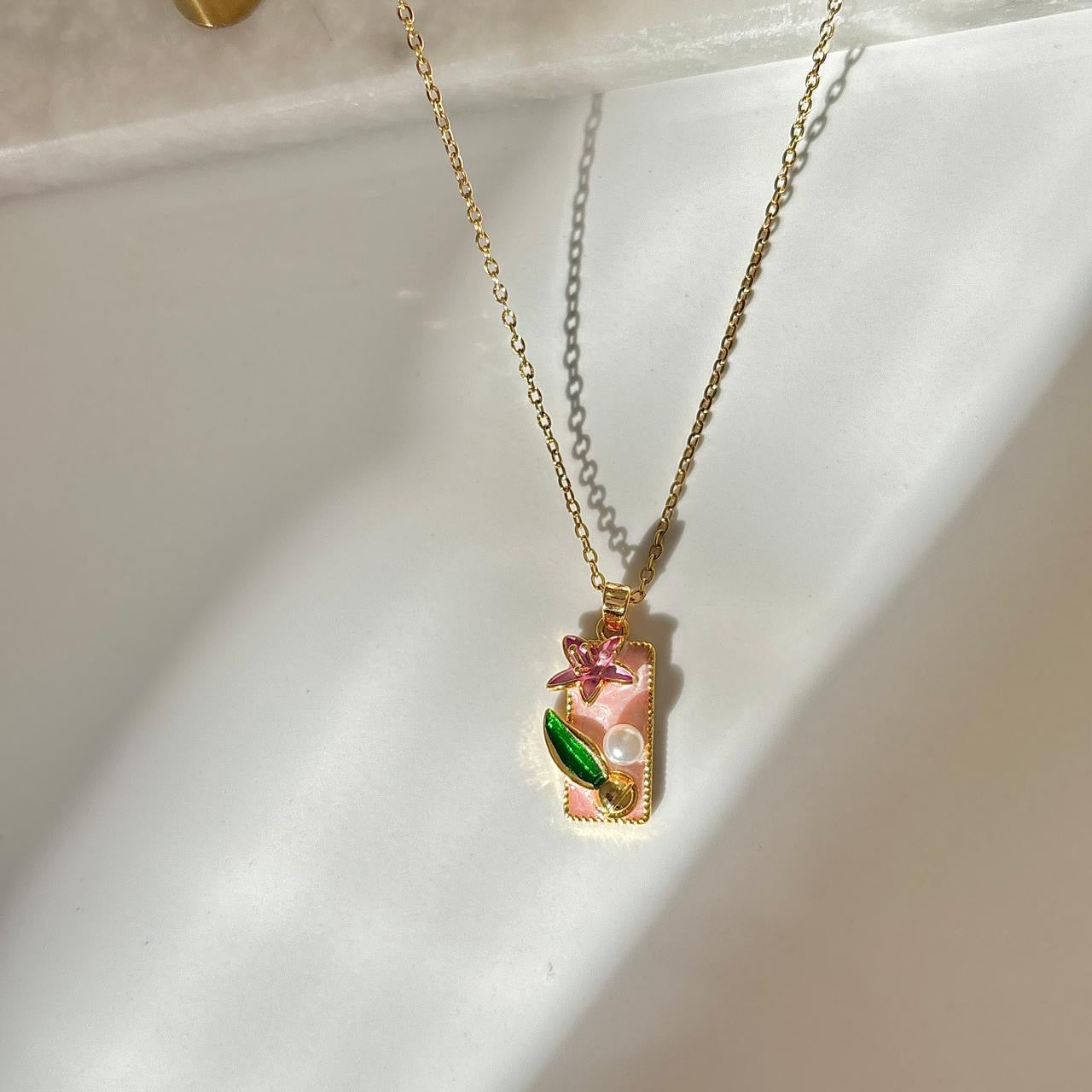 Fairy Core Necklace -Pink