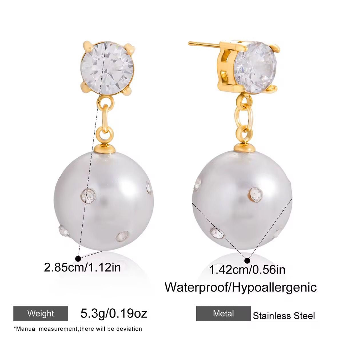 Belgravia LUX Drop Studs