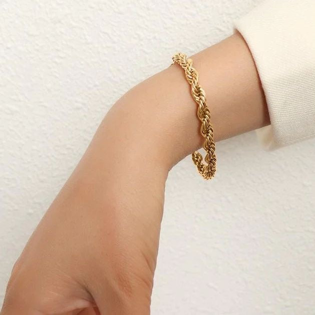 Marullo Twisted Bracelet -18K